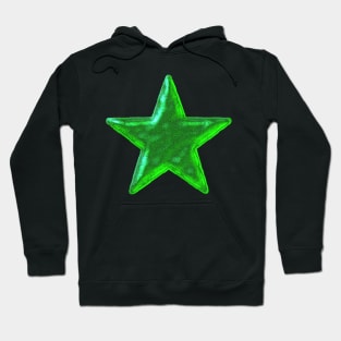 poison green star Hoodie